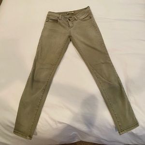 Free People olive ankle jean- size 26